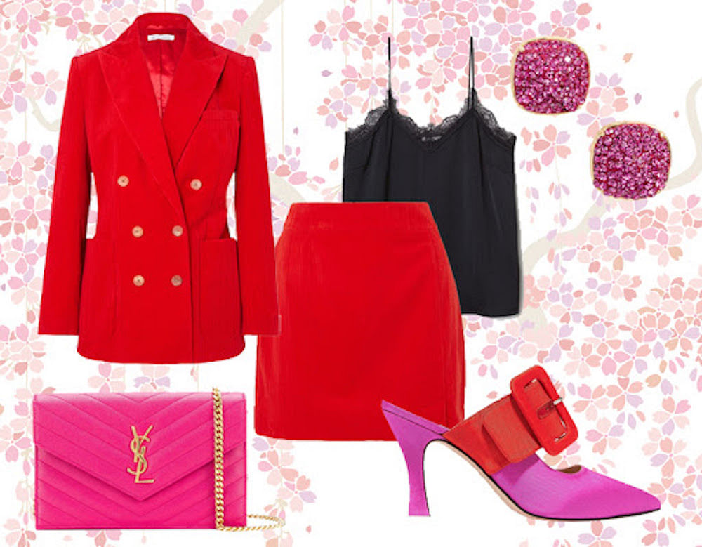 Red And Pink In One Outfit? We Show You How - Harper's Bazaar Singapore