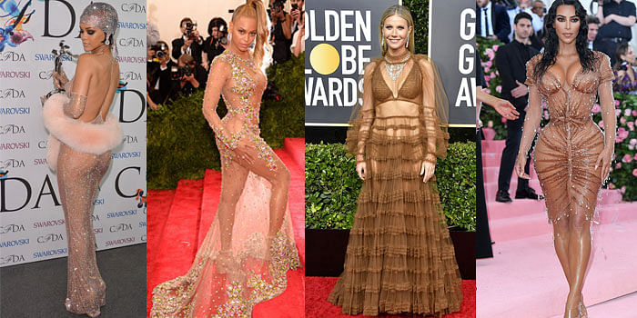 The Sexiest And Most Naked Dresses Seen 