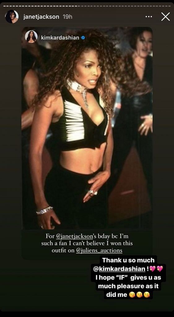 Kim Kardashian Buys Janet Jackson's Iconic Outfit from Her "If" Music Video for $25K