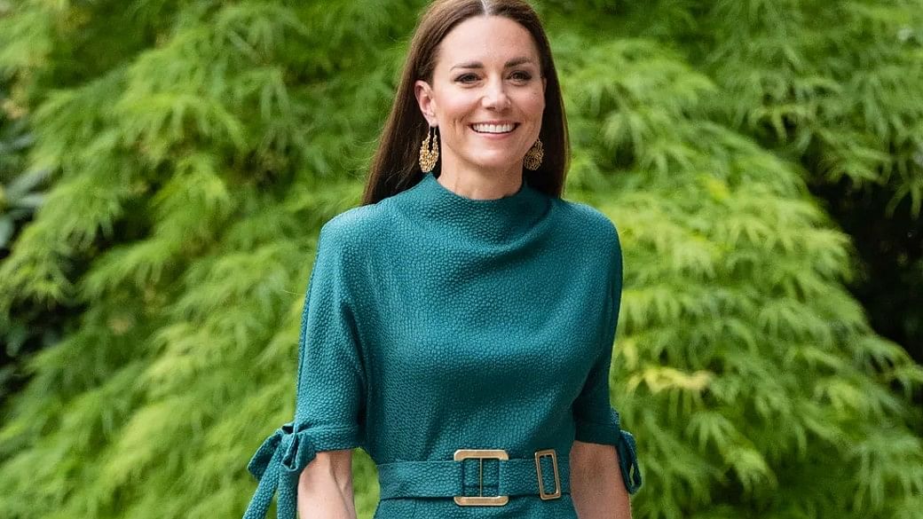 Kate Middleton Teal Dress